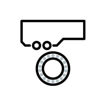 HUB SEALS & WHEEL BEARINGS-REAR